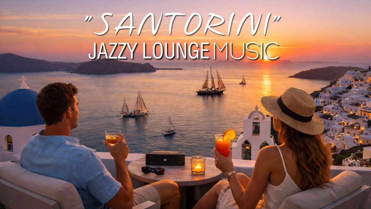 "SANTORINI" (2+ hours with Jazzy Lounge Music)